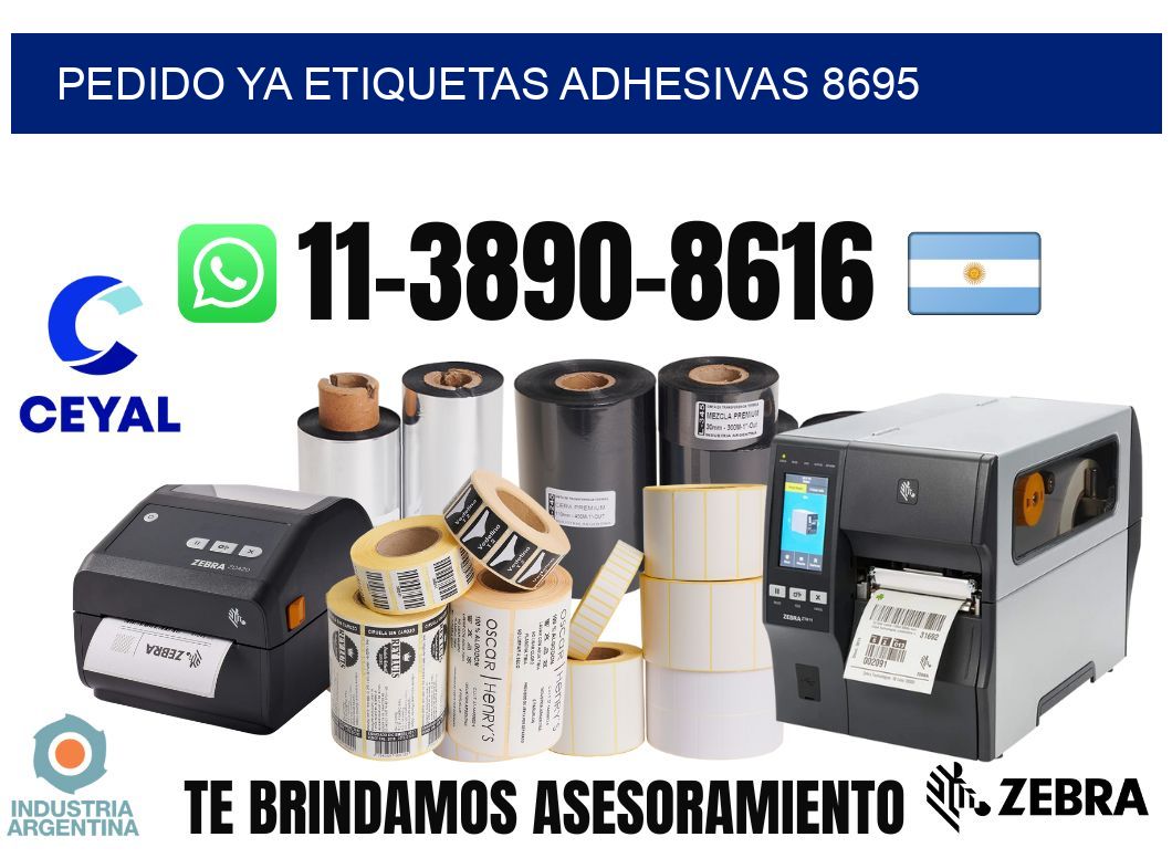 pedido ya etiquetas adhesivas 8695