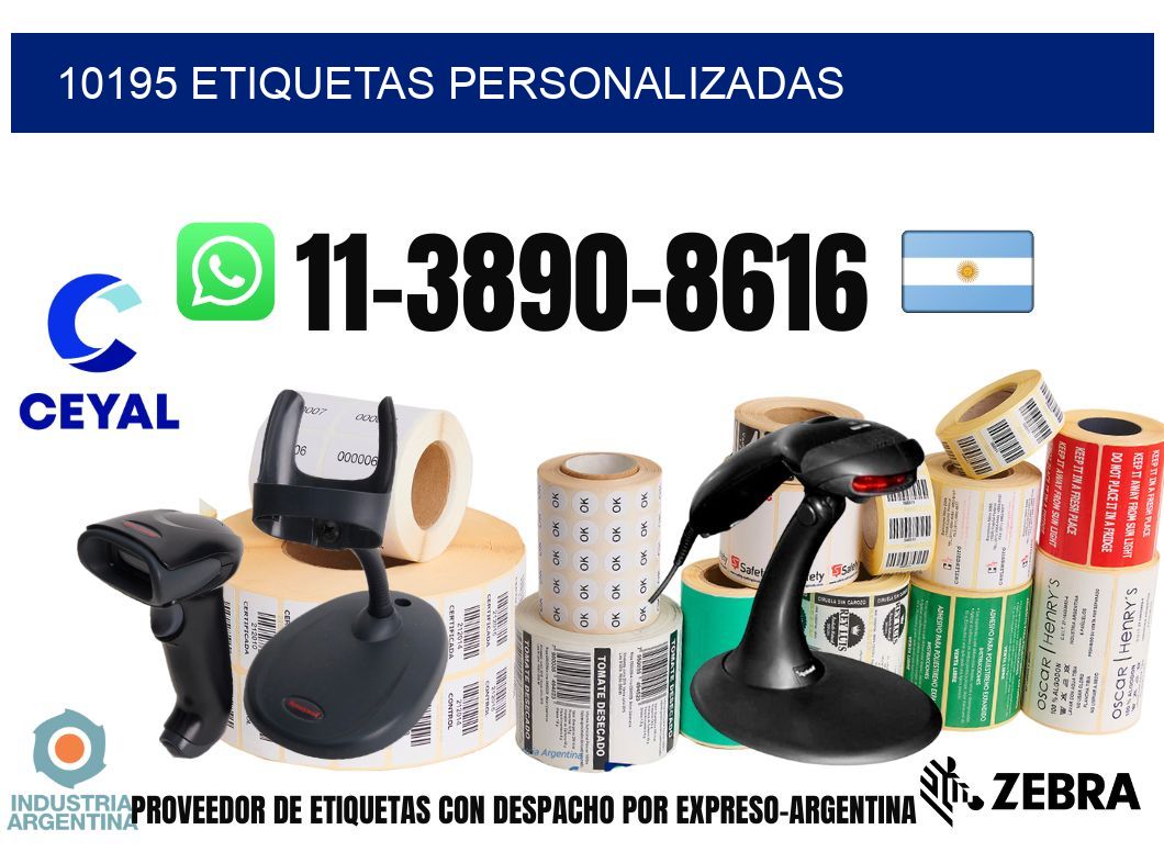 10195 etiquetas personalizadas