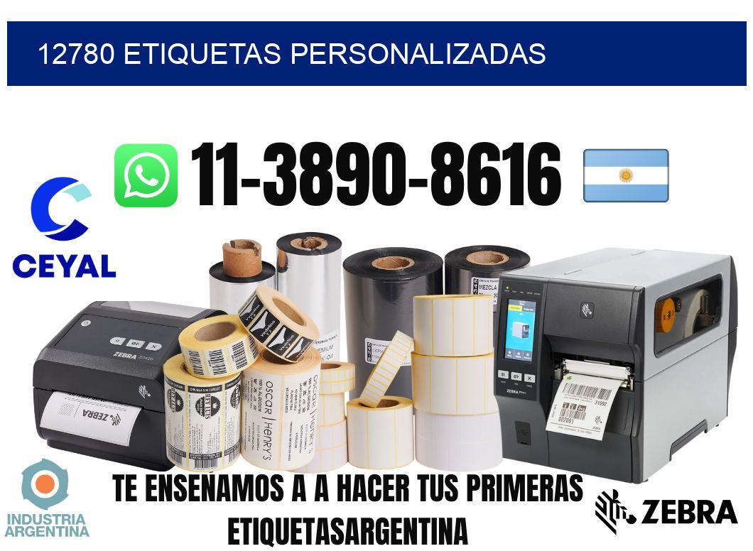 12780 etiquetas personalizadas