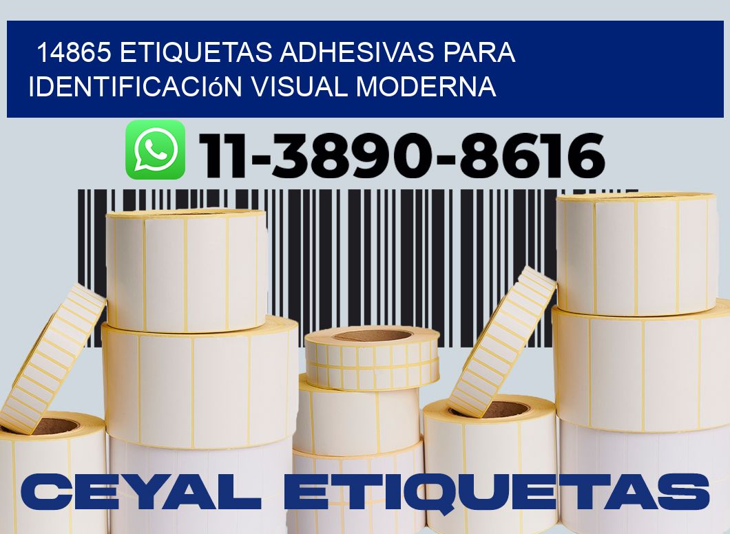 14865 Etiquetas adhesivas para identificación visual moderna