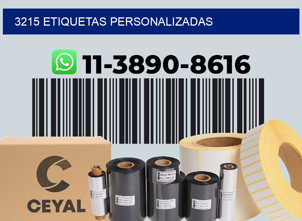 3215 etiquetas personalizadas
