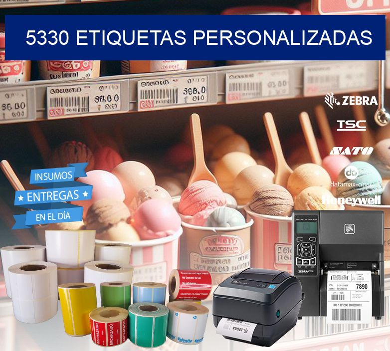 5330 etiquetas personalizadas