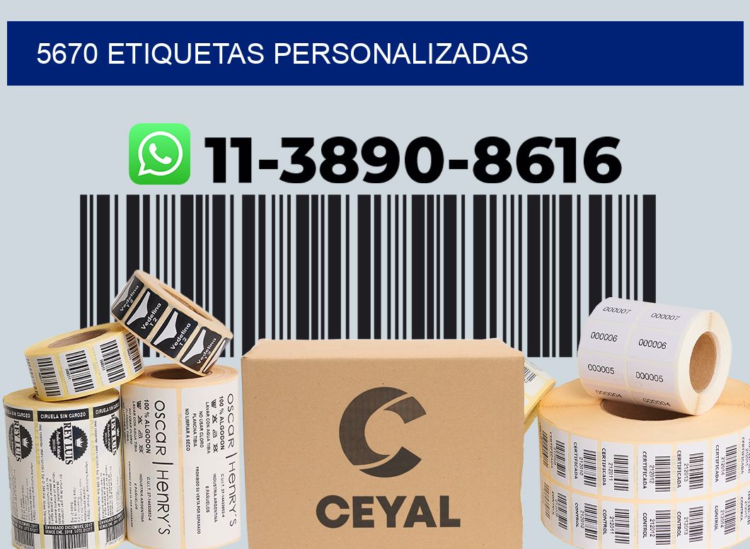 5670 etiquetas personalizadas