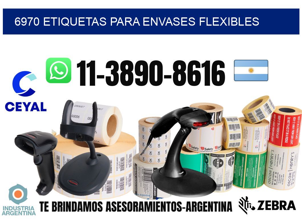 6970 Etiquetas para envases flexibles