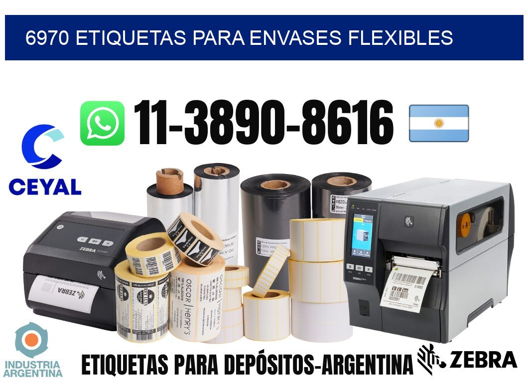 6970 Etiquetas para envases flexibles