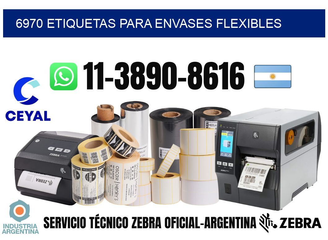 6970 Etiquetas para envases flexibles