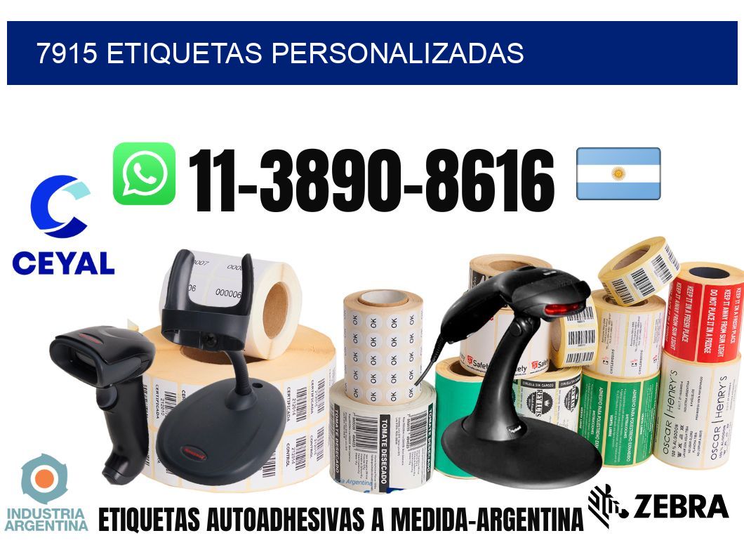 7915 etiquetas personalizadas