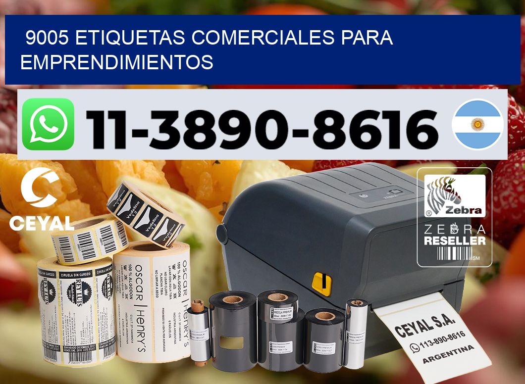 9005 Etiquetas comerciales para emprendimientos