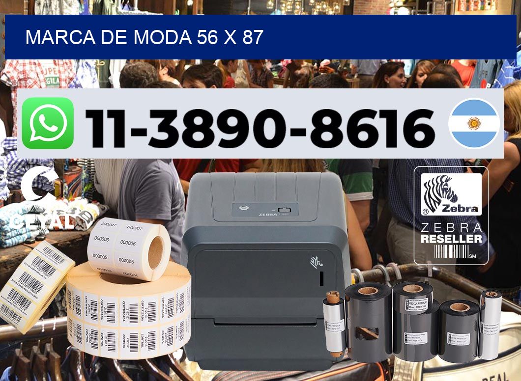 Marca de moda 56 x 87