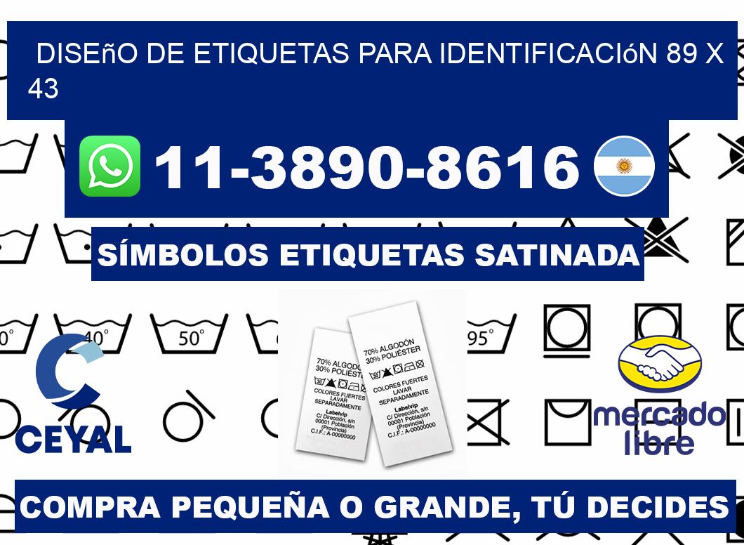 diseño de etiquetas para identificación 89 x 43