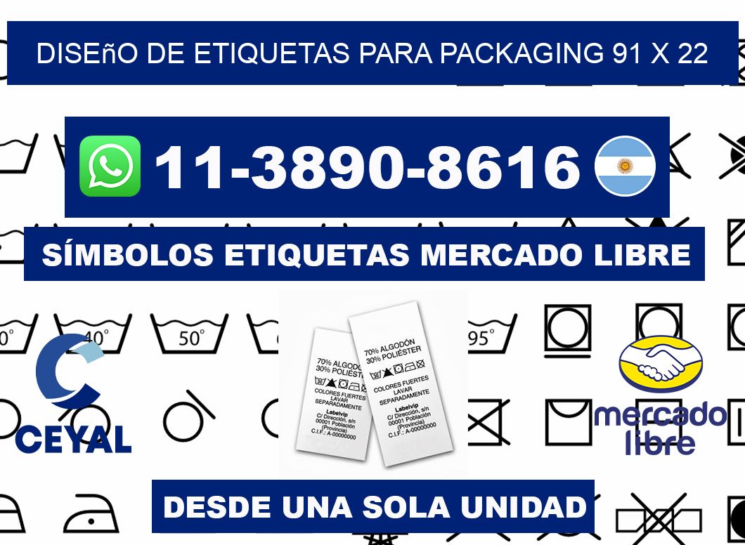 diseño de etiquetas para packaging 91 x 22