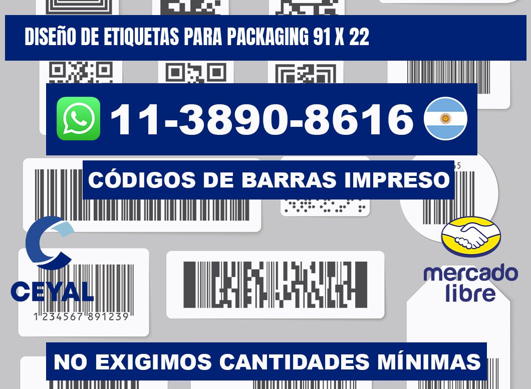 diseño de etiquetas para packaging 91 x 22