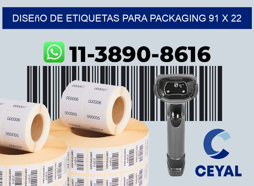 diseño de etiquetas para packaging 91 x 22