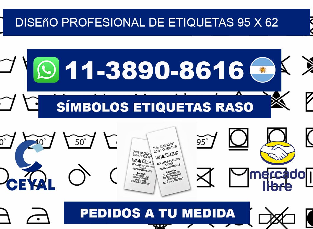 diseño profesional de etiquetas 95 x 62