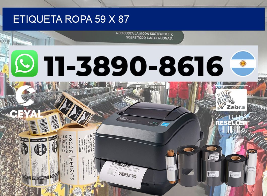 etiqueta ropa 59 x 87