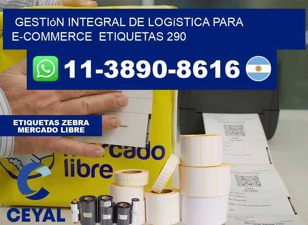 Gestión integral de logística para e-commerce  etiquetas 290