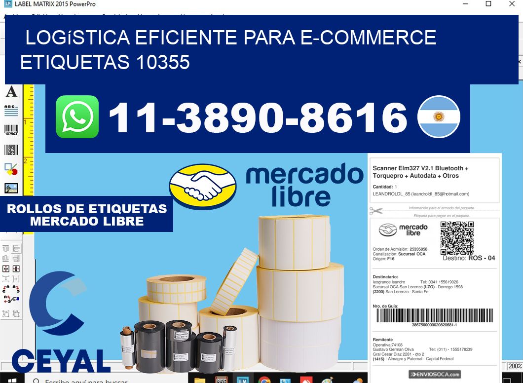 Logística eficiente para e-commerce  etiquetas 10355