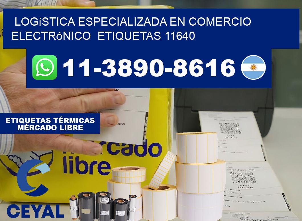 Logística especializada en comercio electrónico  etiquetas 11640
