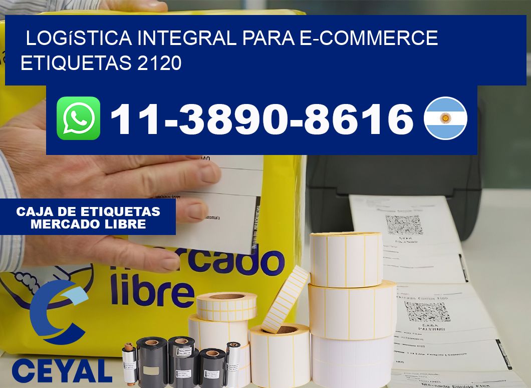 Logística integral para e-commerce  etiquetas 2120