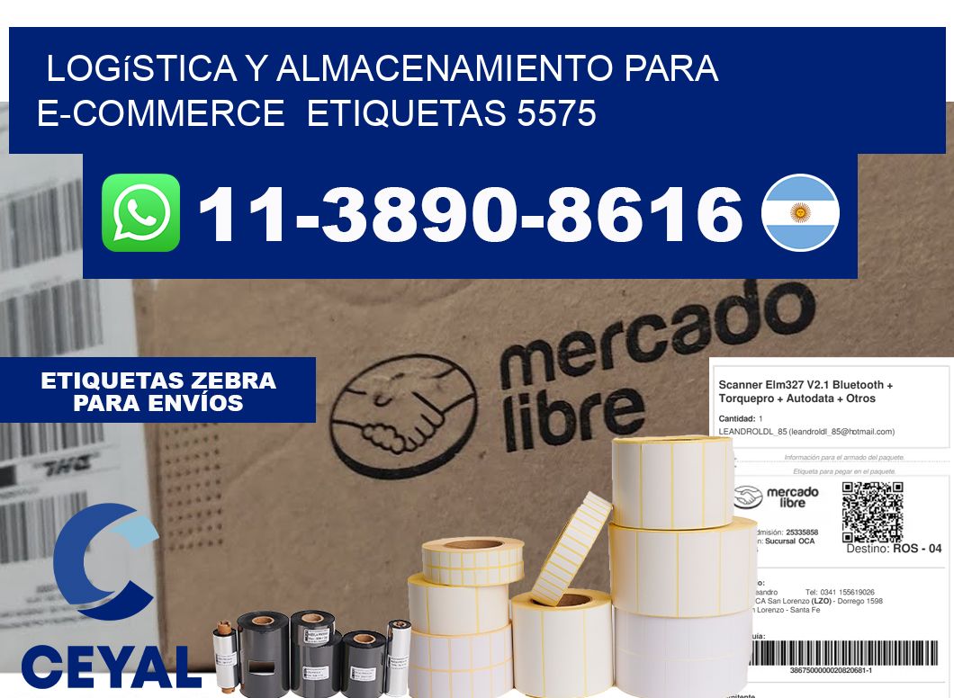 Logística y almacenamiento para e-commerce  etiquetas 5575