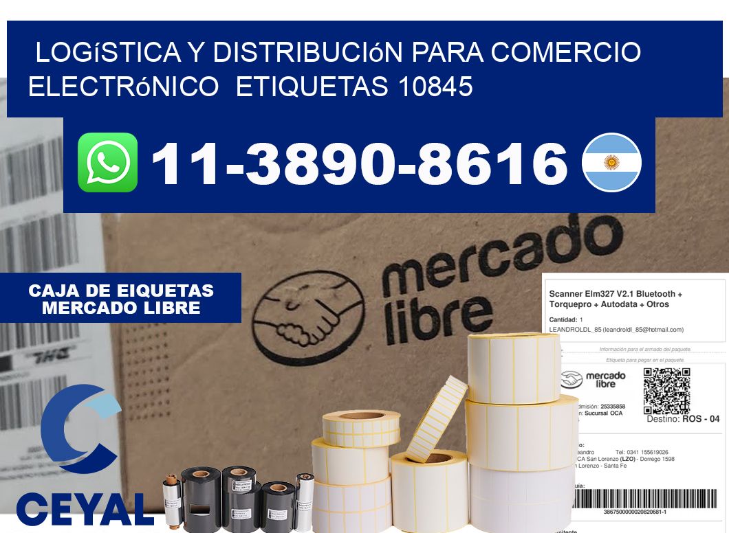 Logística y distribución para comercio electrónico  etiquetas 10845