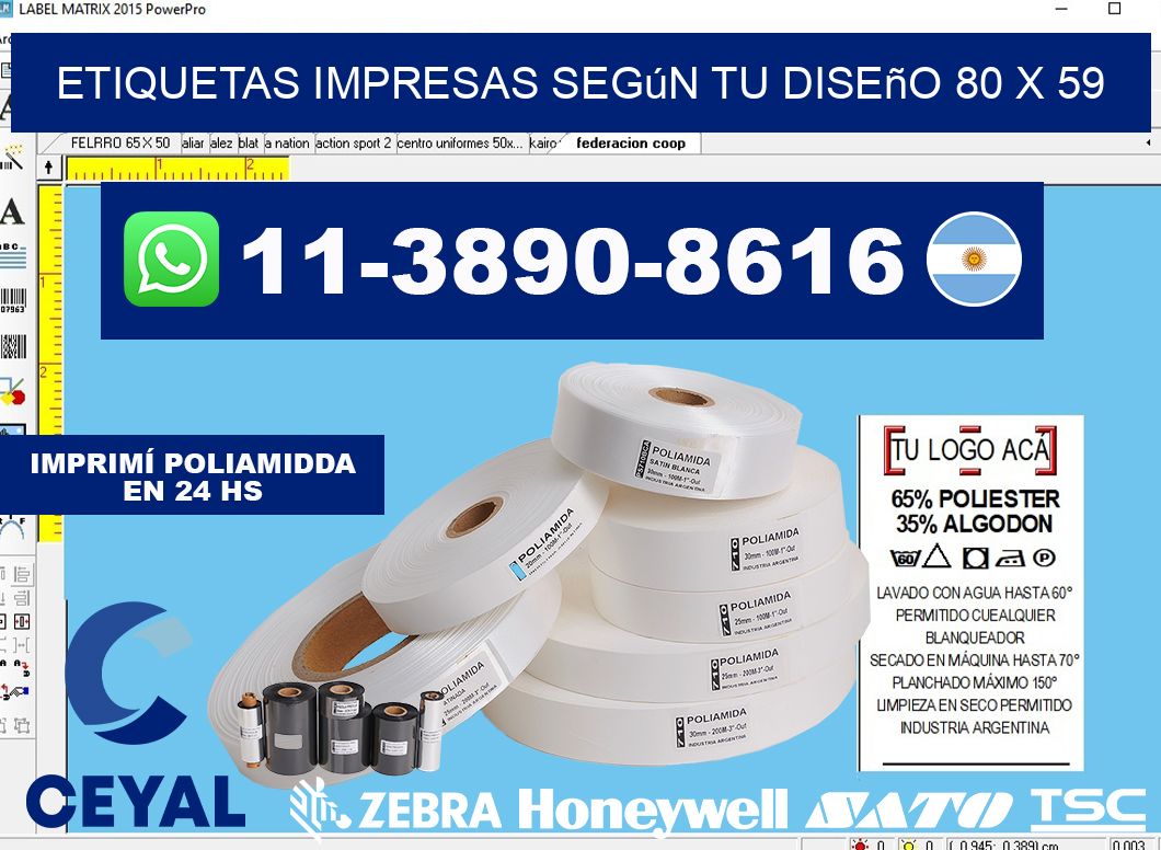 etiquetas impresas según tu diseño 80 x 59