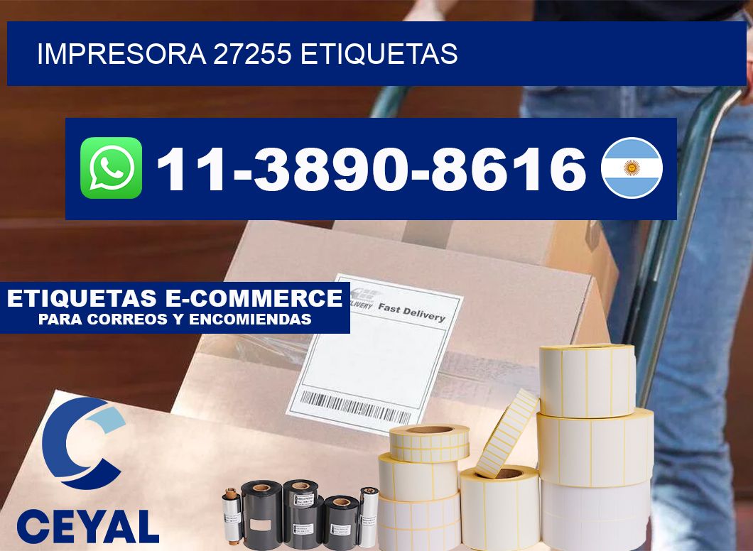 impresora 27255 etiquetas