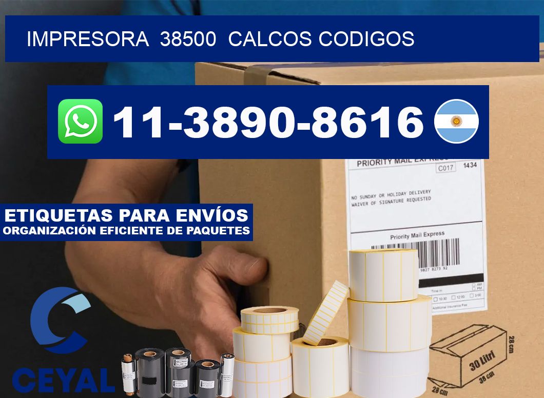 impresora  38500  calcos codigos