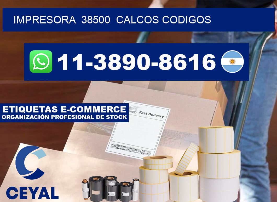 impresora  38500  calcos codigos