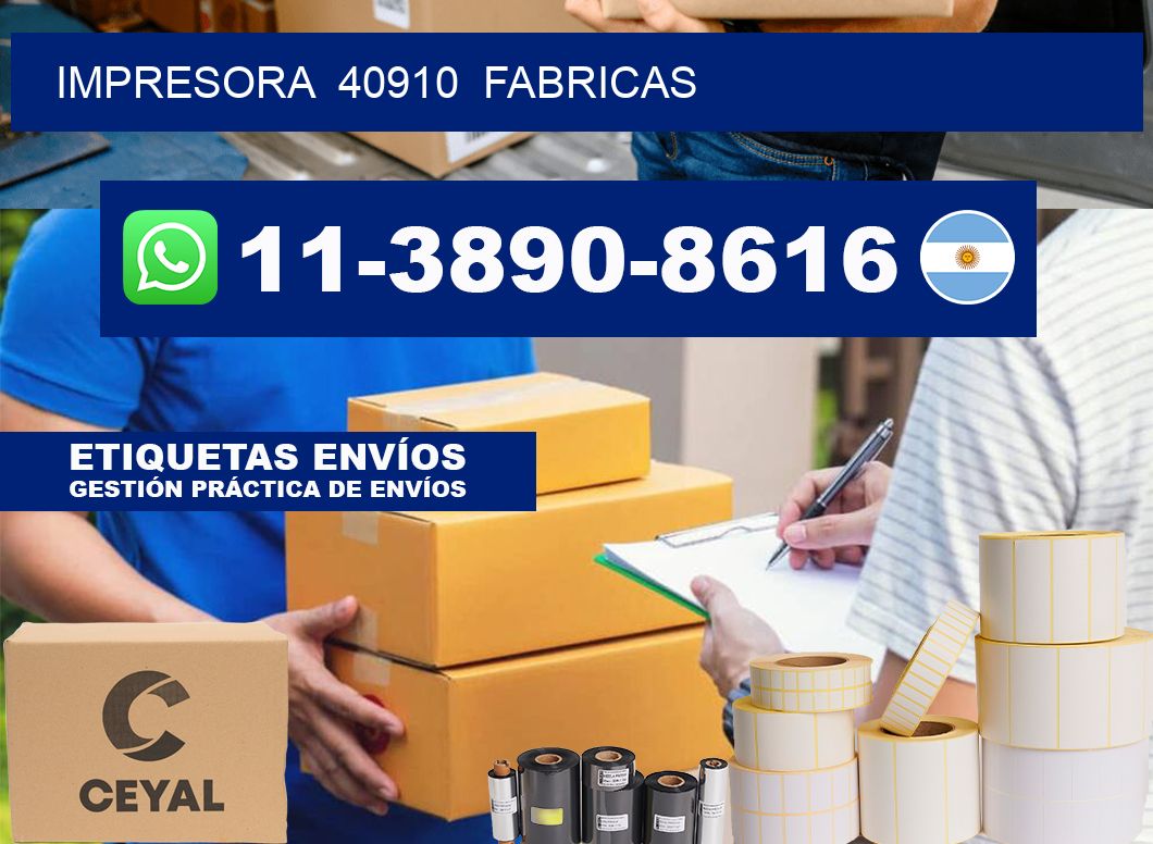 impresora 40910 fabricas