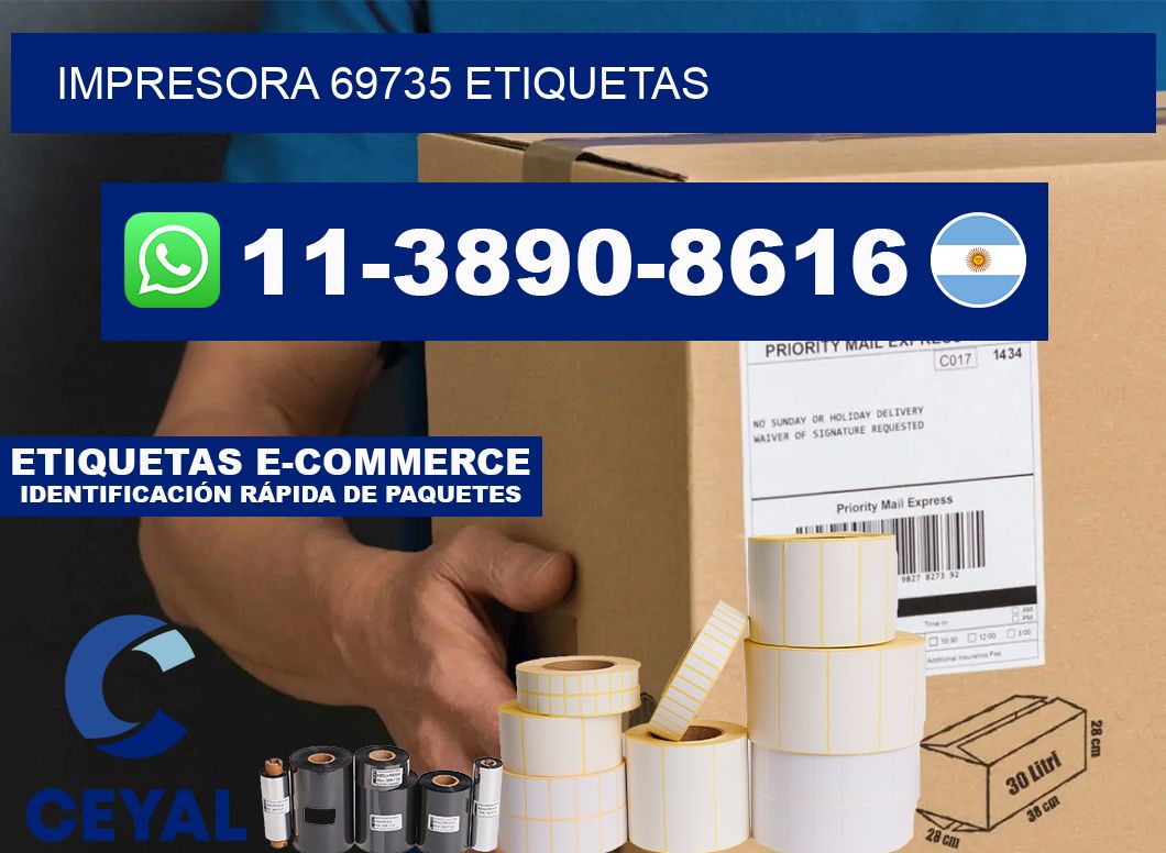 impresora 69735 etiquetas
