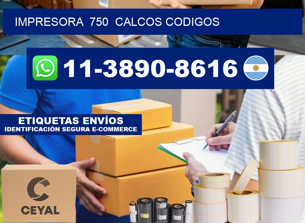 impresora 750 calcos codigos