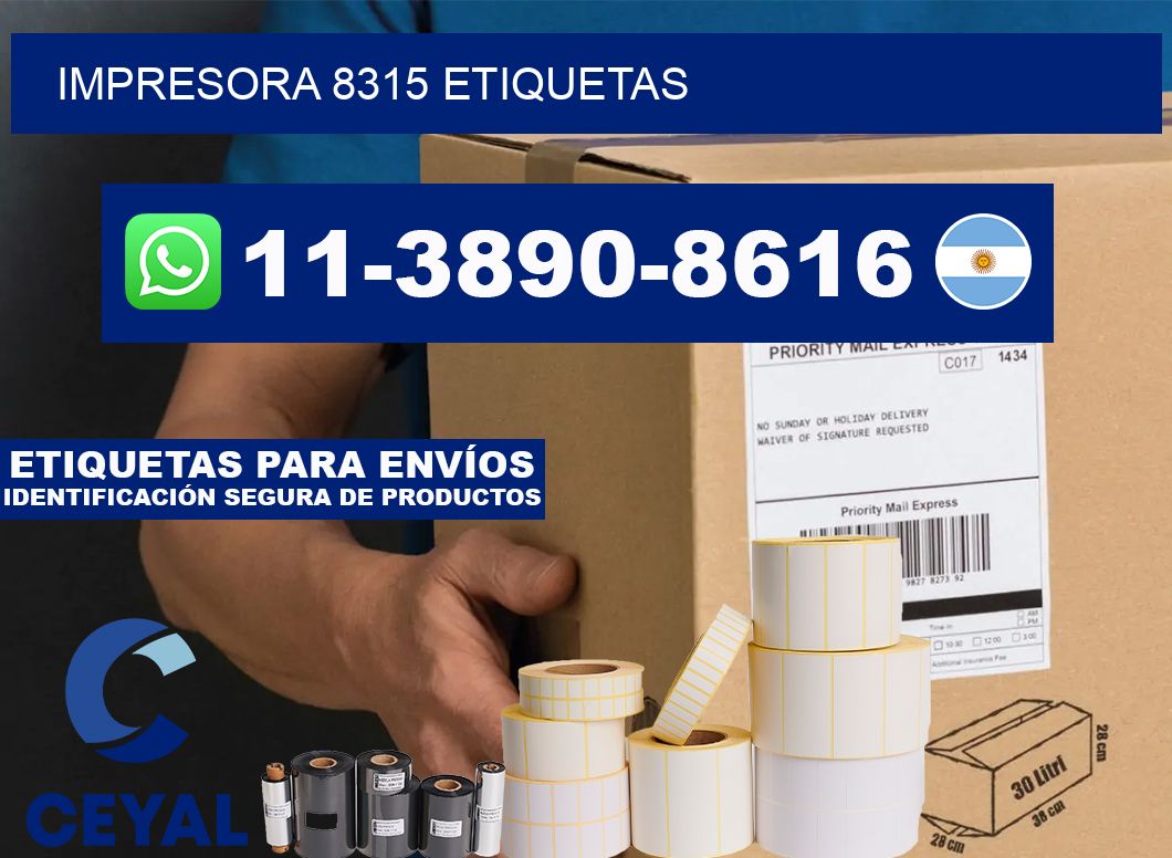 impresora 8315 etiquetas