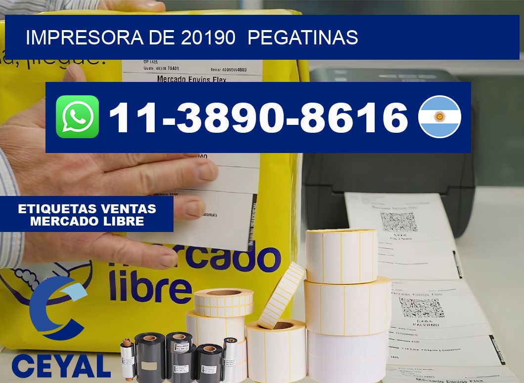 impresora de 20190 pegatinas