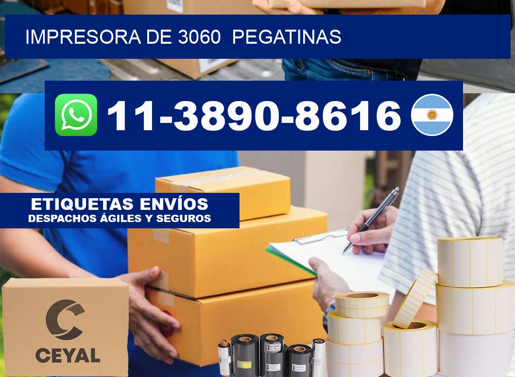 impresora de 3060 pegatinas