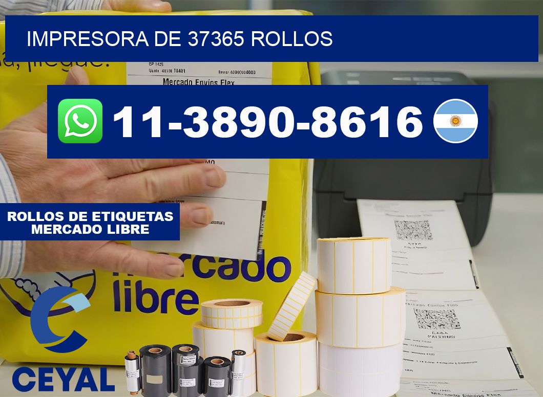 impresora de 37365 rollos