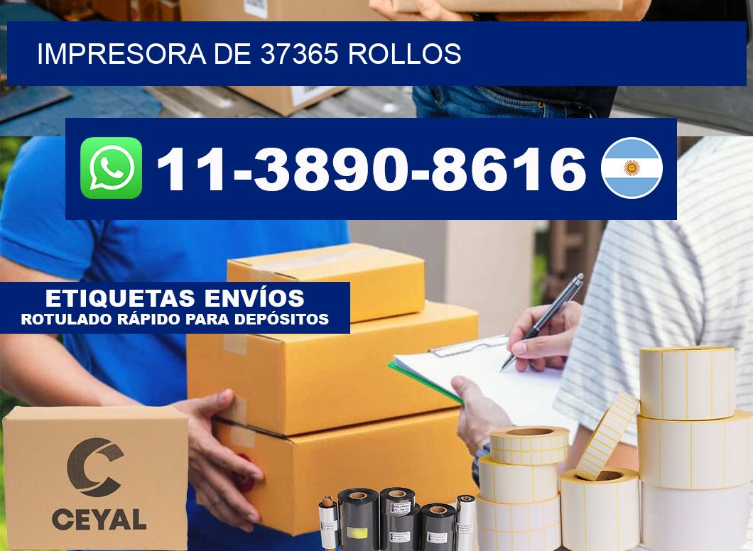 impresora de 37365 rollos