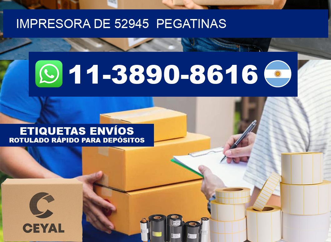 impresora de 52945 pegatinas