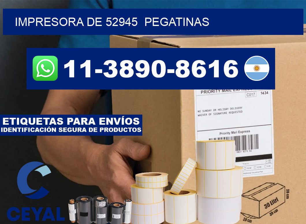 impresora de 52945 pegatinas