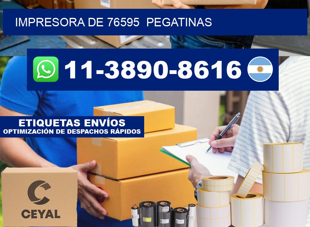 impresora de 76595 pegatinas