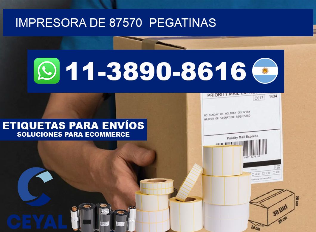 impresora de 87570 pegatinas
