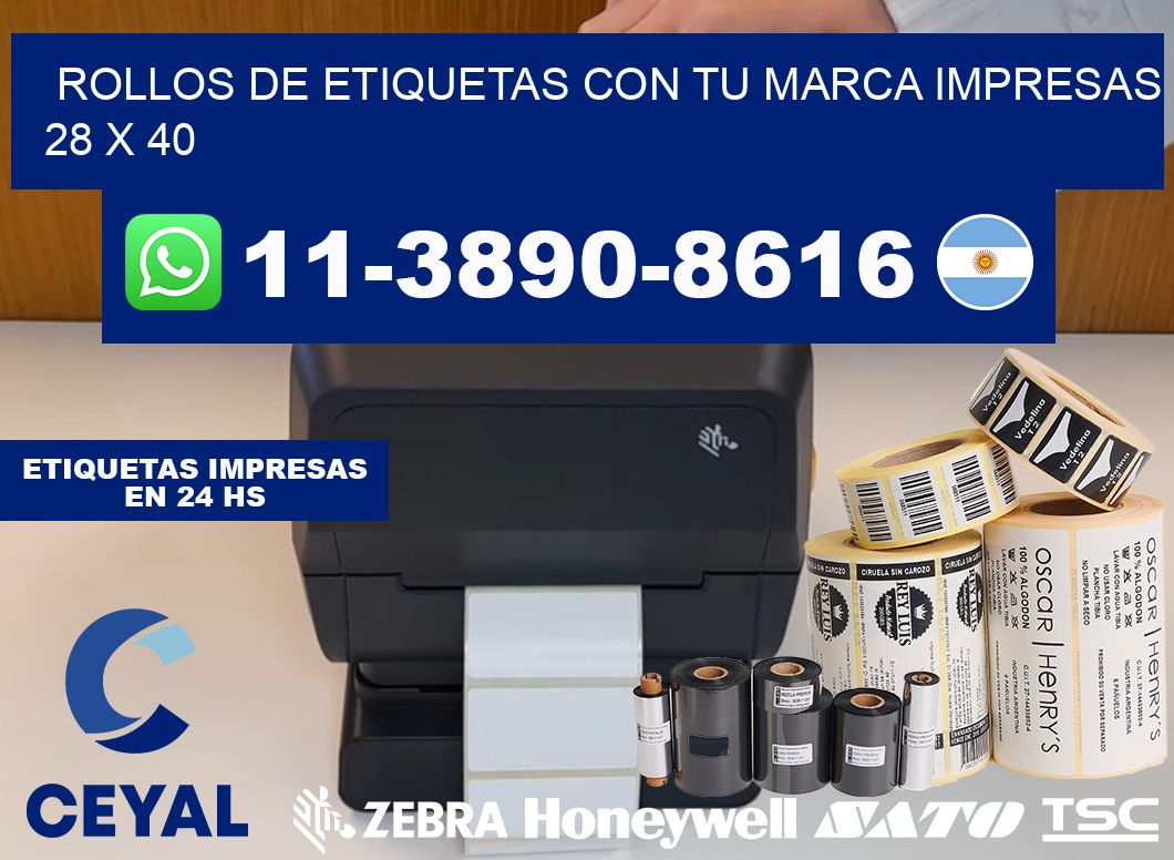 rollos de etiquetas con tu marca impresas 28 x 40
