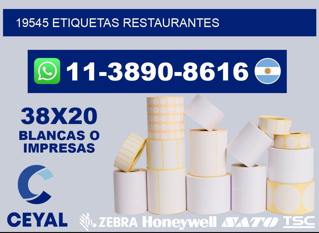 19545 etiquetas restaurantes