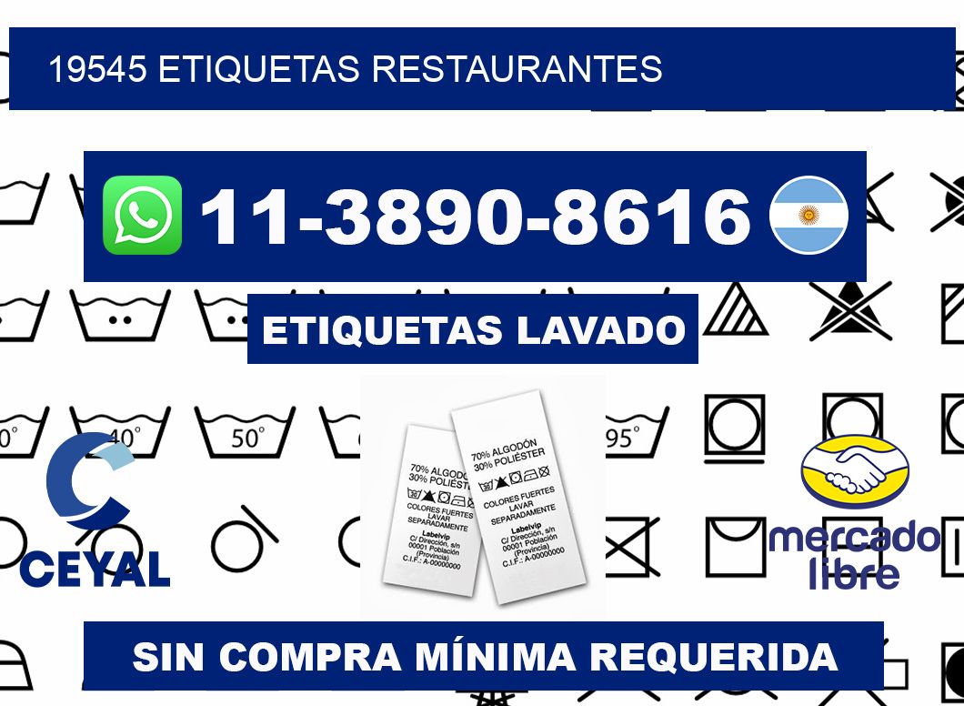 19545 etiquetas restaurantes
