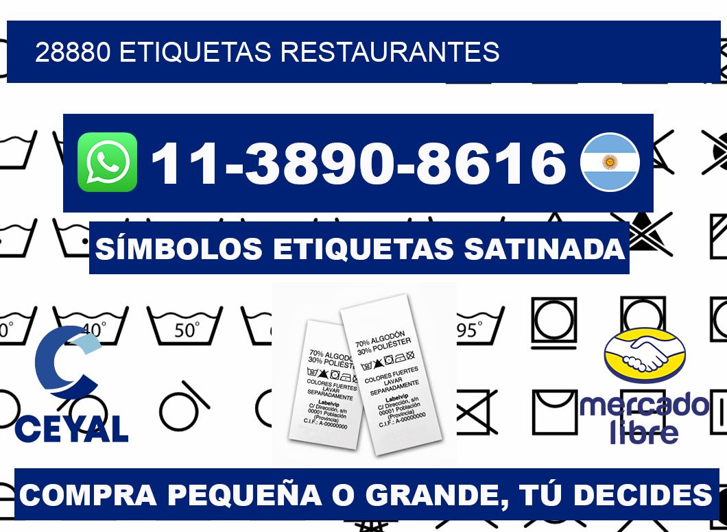 28880 etiquetas restaurantes