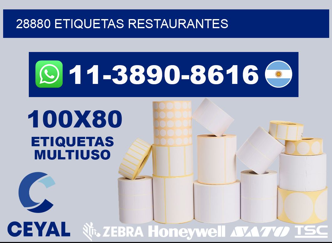28880 etiquetas restaurantes