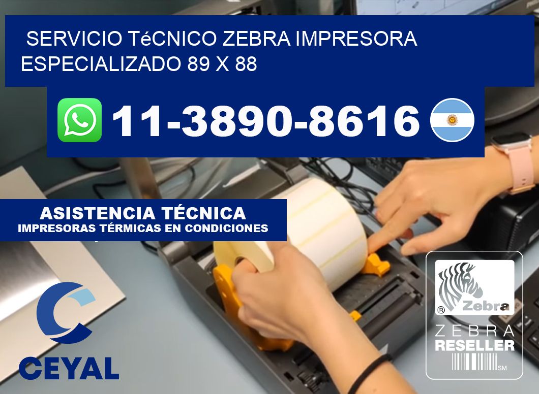 Servicio Técnico Zebra Impresora Especializado 89 x 88