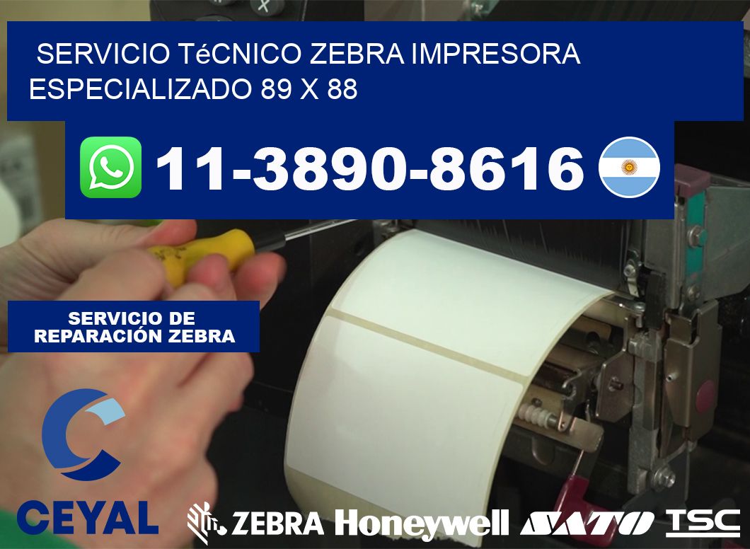 Servicio Técnico Zebra Impresora Especializado 89 x 88