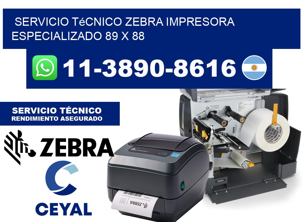 Servicio Técnico Zebra Impresora Especializado 89 x 88