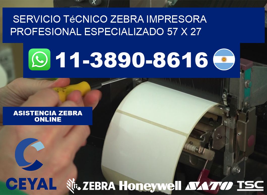 Servicio Técnico Zebra Impresora Profesional Especializado 57 x 27